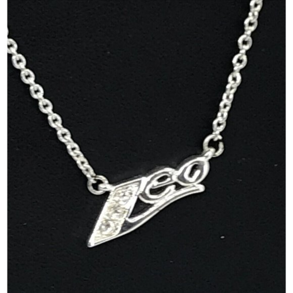LEO PENDANT 18" CHAIN ZODIAC SIGN NAME Silver TOne Pendant‎